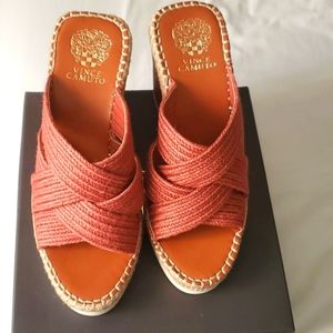 Vince Camuto Bailah Criss-cross Wedge